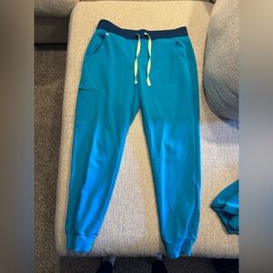 FIGS Zamora Joggers - Teal Medium